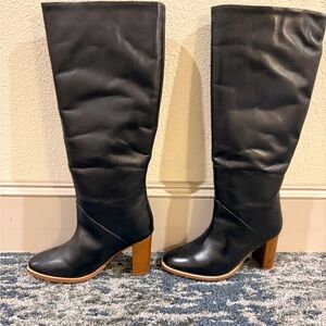 NWOT Black Leather Boots